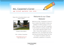 Tablet Screenshot of mrscarpenterscorner.weebly.com