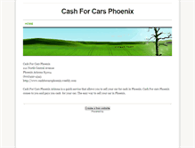 Tablet Screenshot of cashforcarsphoenix.weebly.com