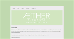 Desktop Screenshot of aetherelements.weebly.com