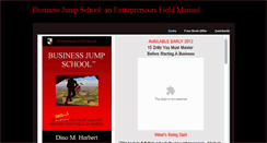 Desktop Screenshot of businessjumpschool.weebly.com