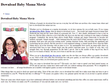 Tablet Screenshot of download-baby-mama-movie.weebly.com