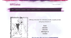 Desktop Screenshot of mrsalsa.weebly.com