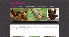 Desktop Screenshot of anytimepoultry.weebly.com