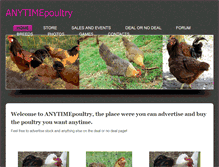 Tablet Screenshot of anytimepoultry.weebly.com