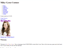 Tablet Screenshot of mileyxcyrusxcouture.weebly.com