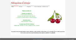 Desktop Screenshot of cesnje.weebly.com