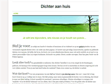 Tablet Screenshot of dichteraanhuis.weebly.com