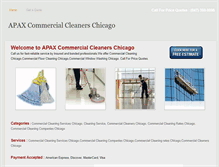 Tablet Screenshot of commercialcleanerschicago.weebly.com