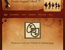 Tablet Screenshot of floridacloggingcouncil.weebly.com