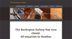 Desktop Screenshot of burlingtongallery.weebly.com