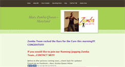 Desktop Screenshot of maryzumbaqueen.weebly.com