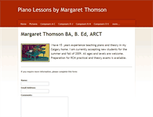 Tablet Screenshot of margaretthomson.weebly.com