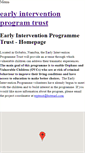 Mobile Screenshot of earlyinterventionprogramtrust.weebly.com