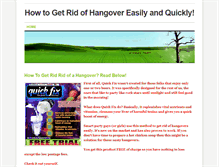 Tablet Screenshot of getridofhangover.weebly.com