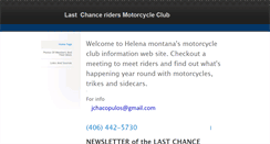 Desktop Screenshot of lastchanceriders.weebly.com