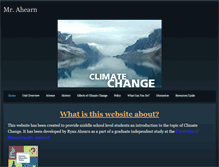 Tablet Screenshot of ahearnclimatechange.weebly.com