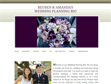 Tablet Screenshot of amandareubenwedding.weebly.com
