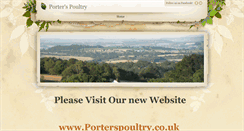 Desktop Screenshot of porterspoultry.weebly.com