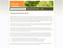 Tablet Screenshot of hemroids-treatment.weebly.com