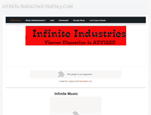 Tablet Screenshot of infiniteindustries.weebly.com