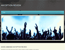 Tablet Screenshot of anyoption-reviews.weebly.com