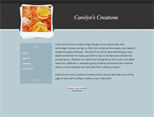 Tablet Screenshot of carolynscreations.weebly.com