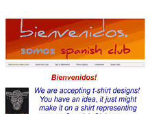 Tablet Screenshot of cvhsspanishclub.weebly.com