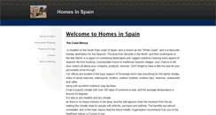 Desktop Screenshot of homesinspain.weebly.com