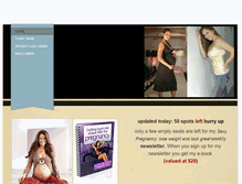 Tablet Screenshot of losingweightwhilepregnant.weebly.com