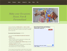 Tablet Screenshot of personalizedsweetwrappings.weebly.com