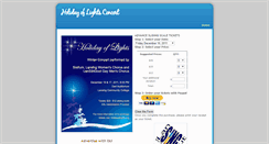Desktop Screenshot of holidayoflights.weebly.com