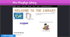 Desktop Screenshot of mrsmurphyslibrary.weebly.com