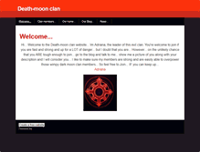Tablet Screenshot of deathmoonclan.weebly.com
