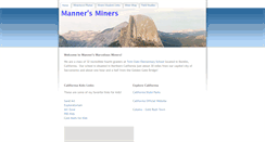 Desktop Screenshot of msmannersminers.weebly.com