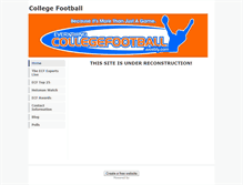 Tablet Screenshot of everythingcollegefootball.weebly.com