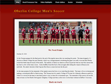 Tablet Screenshot of oberlincollegemenssoccer.weebly.com