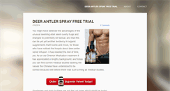 Desktop Screenshot of deerantlersprayfreetrial.weebly.com