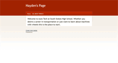 Desktop Screenshot of haydenautotech.weebly.com