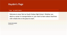 Tablet Screenshot of haydenautotech.weebly.com