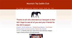 Desktop Screenshot of mountaintopsaddleclub.weebly.com