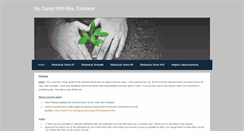 Desktop Screenshot of ericksonapcomp.weebly.com