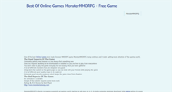Desktop Screenshot of monster-mmorpg.weebly.com