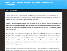 Tablet Screenshot of mariochildcostume.weebly.com