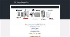 Desktop Screenshot of cvappliances.weebly.com