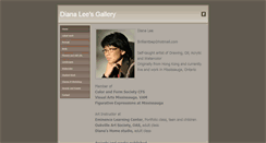 Desktop Screenshot of dianaleegallery.weebly.com