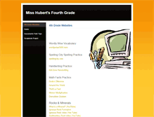 Tablet Screenshot of misshubert4.weebly.com