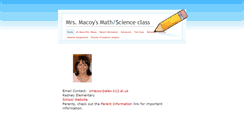 Desktop Screenshot of mrsmacoy.weebly.com