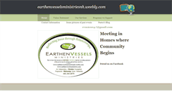 Desktop Screenshot of earthenvesselsministriesnh.weebly.com