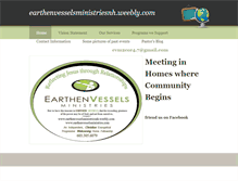 Tablet Screenshot of earthenvesselsministriesnh.weebly.com