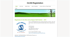Desktop Screenshot of olssiregistration.weebly.com